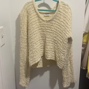 Cream Sweater - Size M
